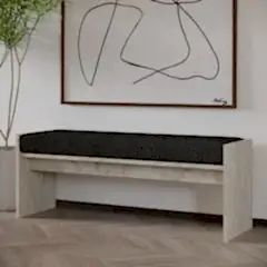 Pearl Bench – Modern Tasarım Antre, Mutfak, Yatak Odası, Balkon Oturma Bankı, Kolay Kurulum