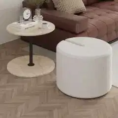 Vexana Puflu Yan Sehpa – Saklanabilir Puflu Servis Sehpası