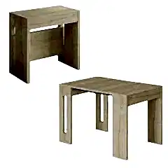 Nivo Modüler Açılır Yemek Masası – Modern Dresuar & Çok Amaçlı Masa,Kapalı 44 cm - Açık 116 cm