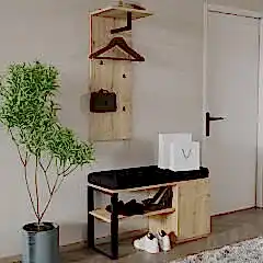 Lion Minderli Portmanto-Antre Askılıklı Ayakkabılık Çok Amaçlı Fonksiyonel Tasarım