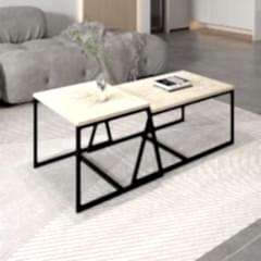 Minimal İkili Orta Sehpa – Modern Tasarım, Çok Amaçlı Kullanım