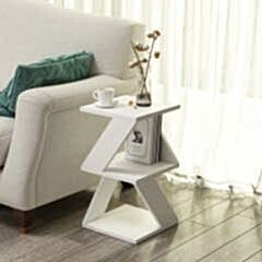 Albeni Z Tasarım 3 Katlı Minimalist Yan Sehpa – 7 Renk Seçeneği – Modern Sehpa