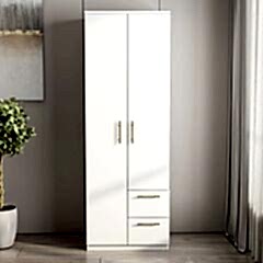 Merlin 2 Kapaklı, Çekmeceli Gardırop - 60 cm