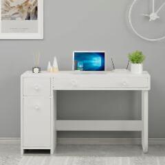 Asil ÇM002 Çalışma Masası – 2 Çekmeceli, 1 Kapaklı, Metal Ayaklı – Modern Bilgisayar Masası