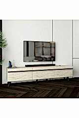 Amsterdam 3 Kapaklı Modern TV Sehpası