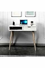 Offer Çalışma Masası, Bilgisayar Masası, Çekmeceli, Ahşap Ayak, Ev-Ofis