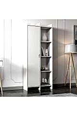 Offer Çok Raflı, Tek Kapaklı Kitaplık - 180 cm, Ev-Ofis, Kütüphane