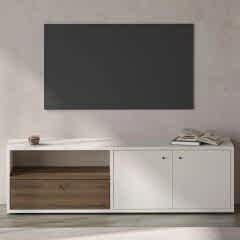 Pao Kapaklı Minimal TV Sehpası – 136 cm