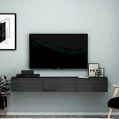 Terra Duvara Monte 3 Kapaklı Modern TV Sehpası – 180 cm
